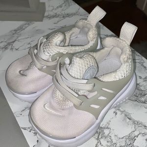 Baby Nike white presto sneakers